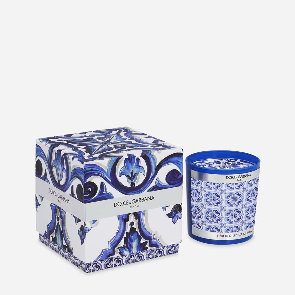 Brand new with box DOLCE&GABBANA
SCENTED CANDLE - SICILIAN NEROLI & LEMON